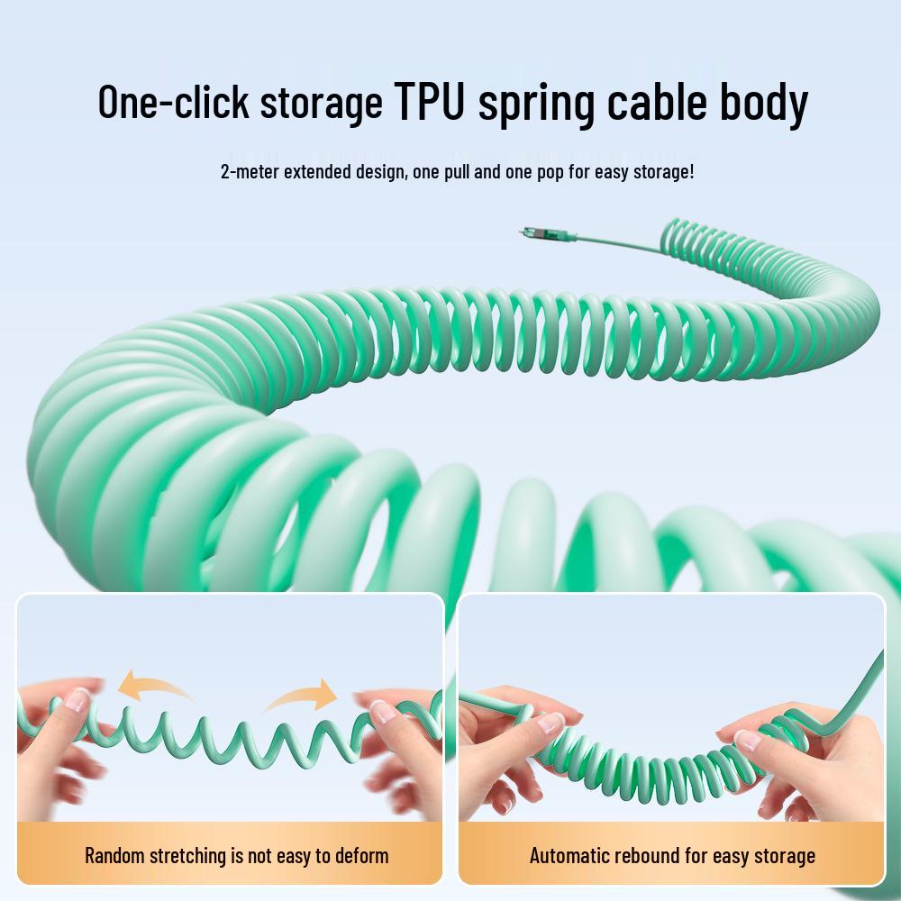 Smart Flash Charge: Baimo 240W 4-in-1 Aromatherapy Fast Charging Cable for Apple & Android