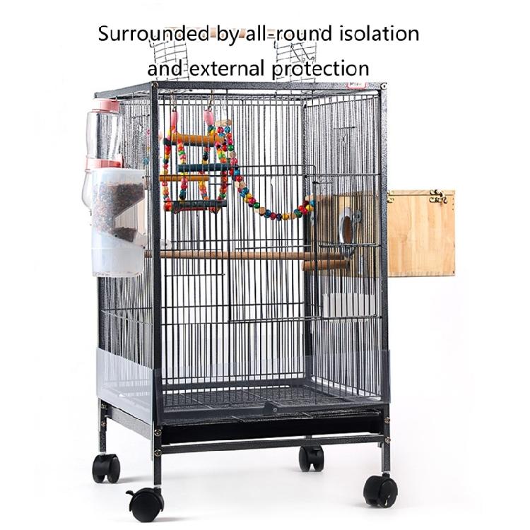 Interaktiver Vogelkäfig Seiten-Urinbarriere Streuauffang-Einlagen Interaktive Spritzschutzbarriere für Papageien-Vogelkäfig