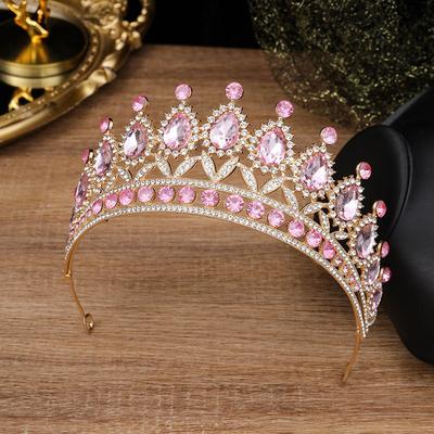 Bridal Crown Tiara Wedding Accessories Style Grand Queen Style Crystal Princess Birthday Crown Hair Accessories