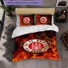 Set Biancheria da Letto Fulham Football 3 Pezzi Morbido Set Copripiumino con Federe Set Decorazione Camera da Letto per la Casa