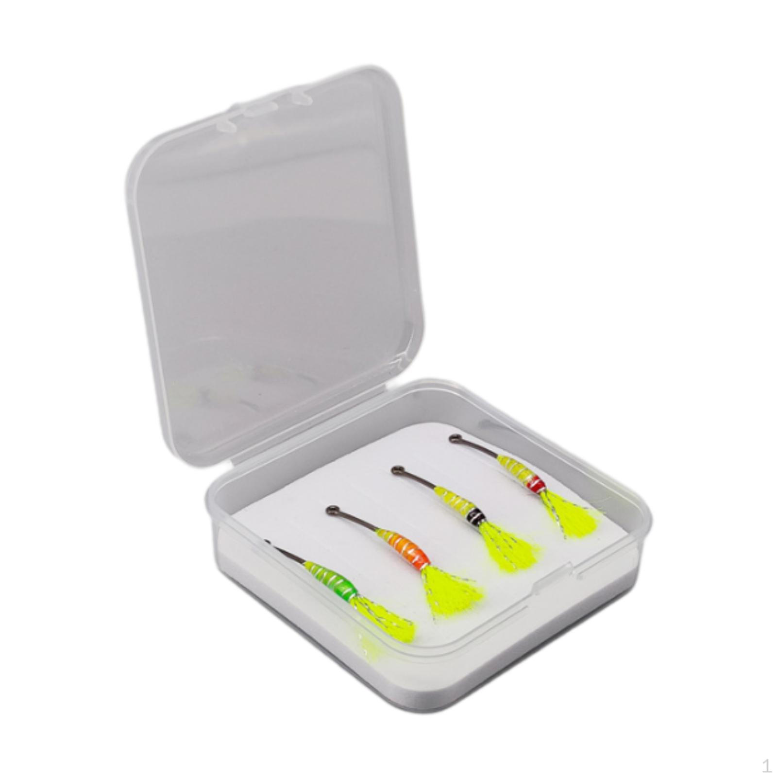 

4 Fishing Lures, Realistic And High Visibility Artificial Baits for Freshwater Saltwater Style B