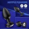 Anal Plug Sex Toys Vibrator–Silicone Butt Plugs Training Kit with Remote Control, 10 Vibration Modes, Prostate Massager for Adults
