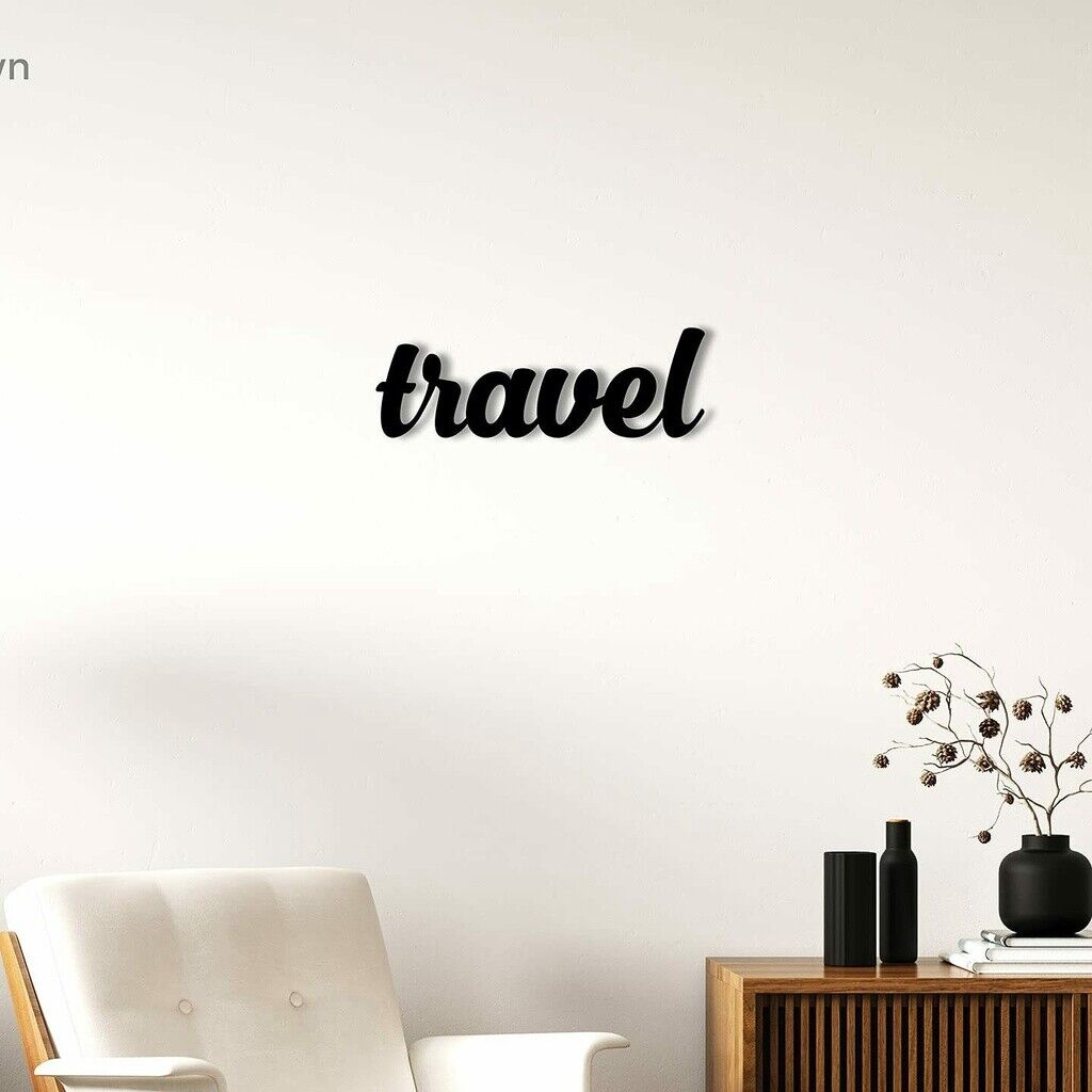 

Travel - Beautiful Home Decor Decorative Accent Metal Art Wall Sign