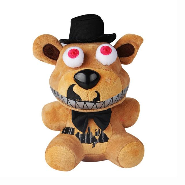 18cm FNAF Plyšáci Freddy Fazbear Medvěd Foxy Králík Bonnie Chica Plyšáci Hračky 5 Nocí u Freddyho Plyšáci Hračky Dárky