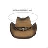 Cowboy Hat Decor Wide Brim Cap for Costume Accessories Gift Fall Carnival Winter