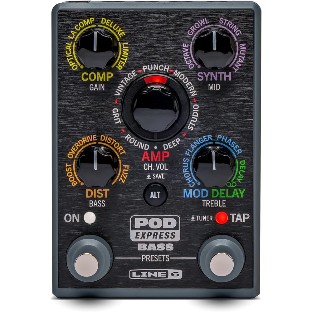 Line 6 Amp Simulator Amp/Effects Processor Multi Effector POD EXPRESS BASS Red