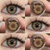 Eyeshare 1Pair Color Contact Lenses for Eyes Natural Blue Colored Pupils Green Eye Color Lens Gray Contacts Brown Lenses Yearly