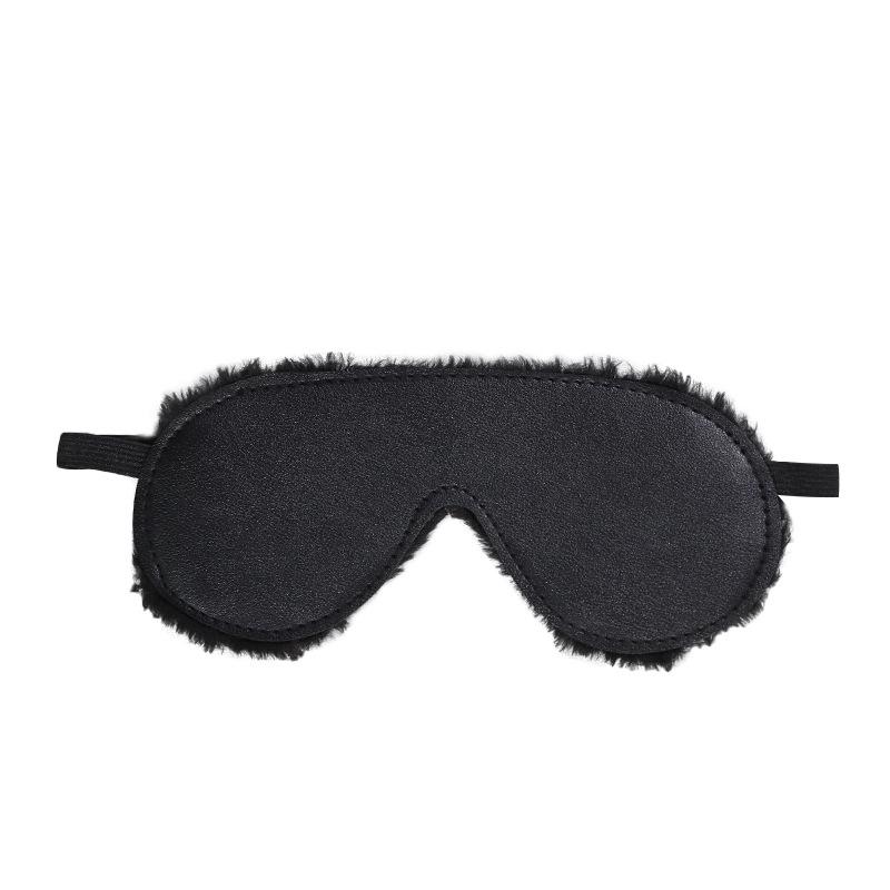 Fun Leather Plush Eye Mask Adult Fun Sex Products Couple Sex Toys SM