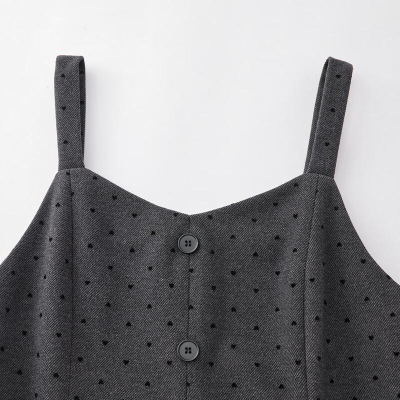 IEF Petite Elegant Woolen Blend A-Line Long Dress