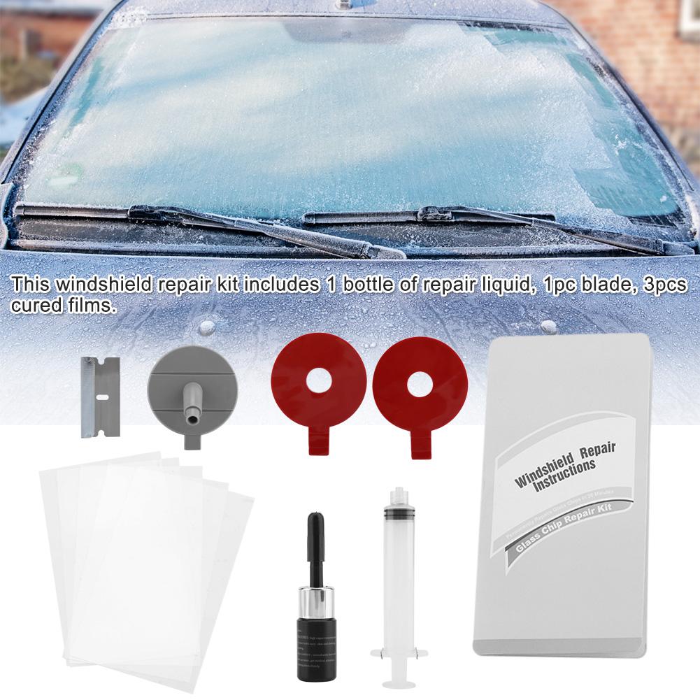 Car Auto Windshield Repair Tool Kit Glass Crack Repairing Liquid Windscreen Restore Fix Set
