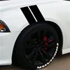 Car Reflective Stickers Wheel on Fender Waterproof Safety Warning Reflective Tape Car Decals Automobiles Decoration Accessories