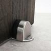 2pcs Door Stops, Stainless Steel Door Stopper Door Stop Bottom Door Stopper for Hotel Home Silver Tone for Home Office