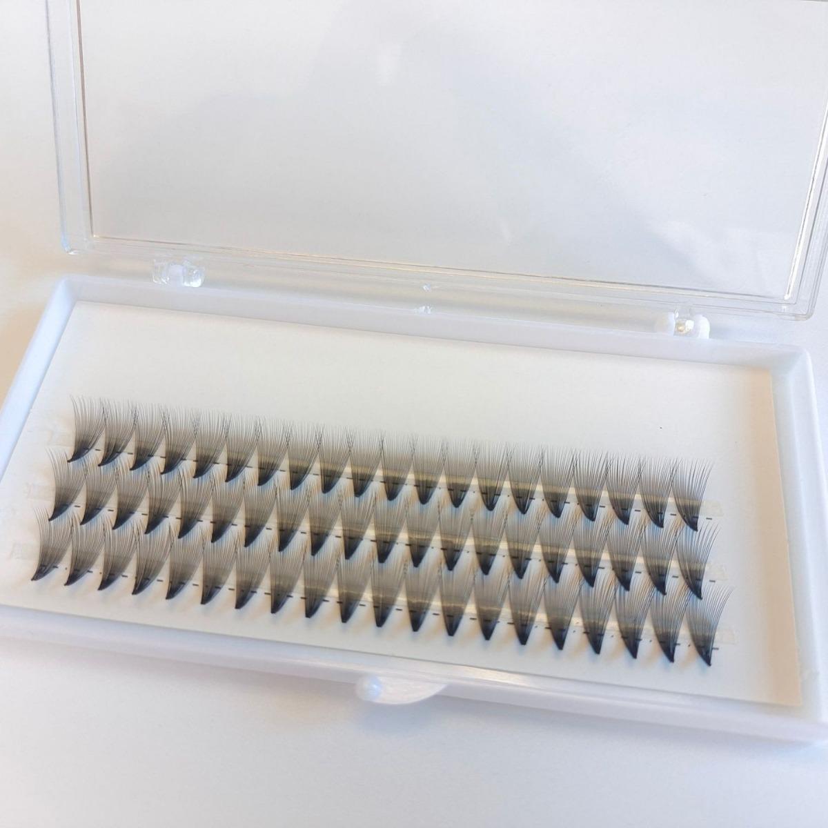 

20D Dense Cluster False Eyelashes - 20P Extensions D Curl