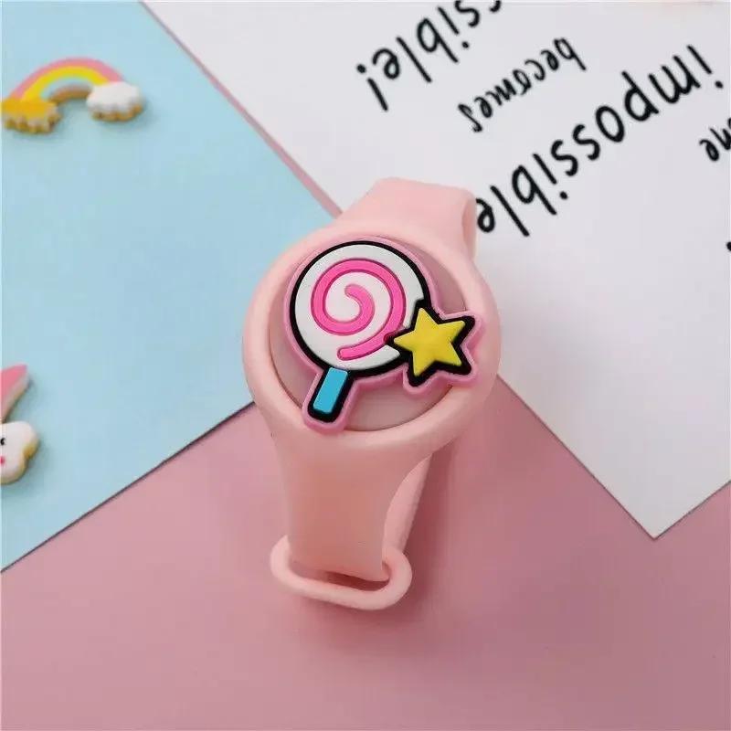 Children's Mosquito Repellent Cartoon Toy Flash Bracelet Cute Summer Outdoor Rabbit Dog Pink Anti Mosquito Bite