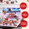 JOYFY 2025 Christmas Advent Calendar Building Blocks 24 Days Christmas Theme Countdown Toy Set for Boys Girls Xmas Party Favor