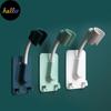 Universal Shower Head Holder Adjustable Self-Adhesive Showerhead Bracket With 2 Hooks