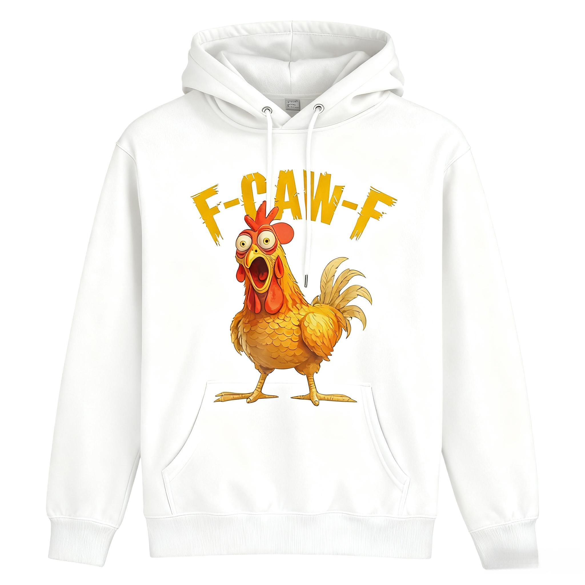 F-CAW-F Модный повседневный мужской худи с принтом, свободный, удобный, оверсайз, осень, унисекс, 100% хлопок 3XL