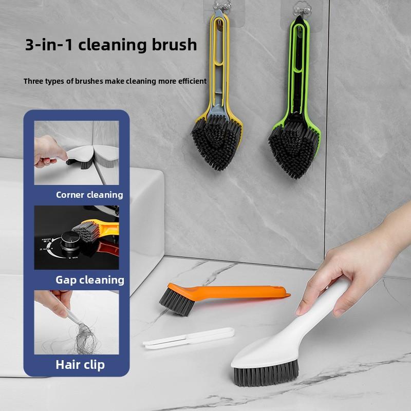Multi-functional Gap Brush, Corner Household Groove Cleaning Brush, Bathroom Tile Brush, Countertop Plastic Cleaning Brush, Hard Bristle