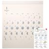 Replug 2026 Wall Calendar, Moon Phases, Oboro, with Cloud-Shaped Masking Tape, A26-517