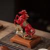 Ceramic 2026 Chinese Red Horse Statue - Success Omen Horse Figurine, Office Desk Decor, Feng Shui Wealth success Ornament Gift