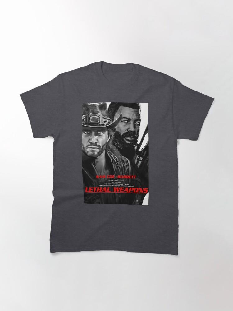 Lethal Weapon Lethal Weapon Riggs Murtaugh Movie Poster Design Classic T-Shirt