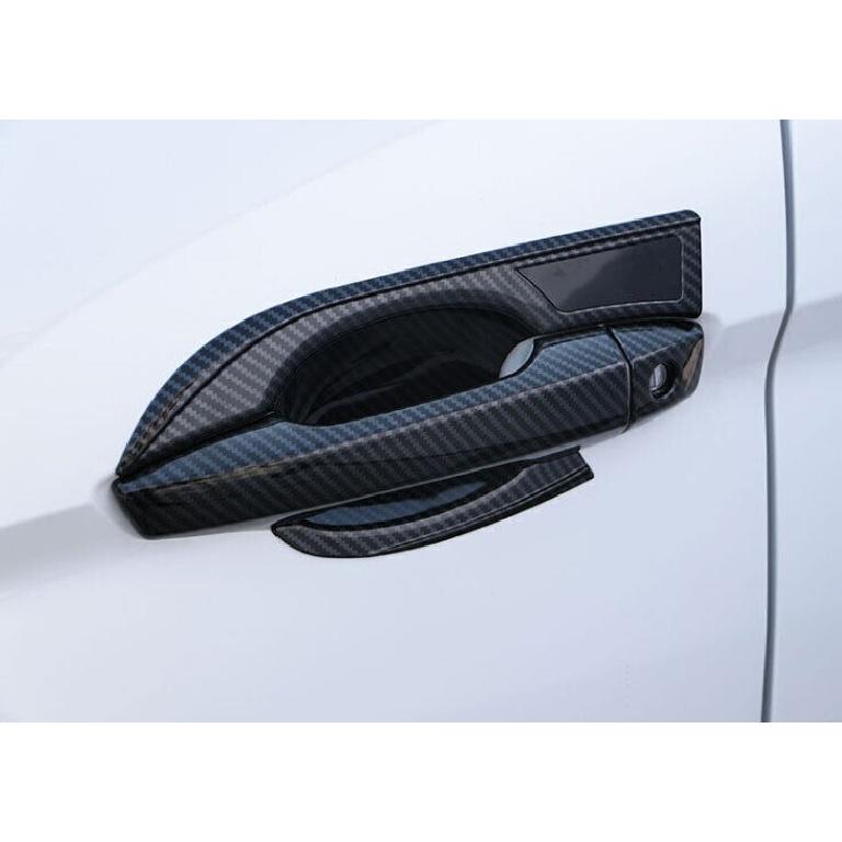 Carbon Fiber Exterior Side Door Handle Cover For Mitsubishi Eclipse Cross 18-23