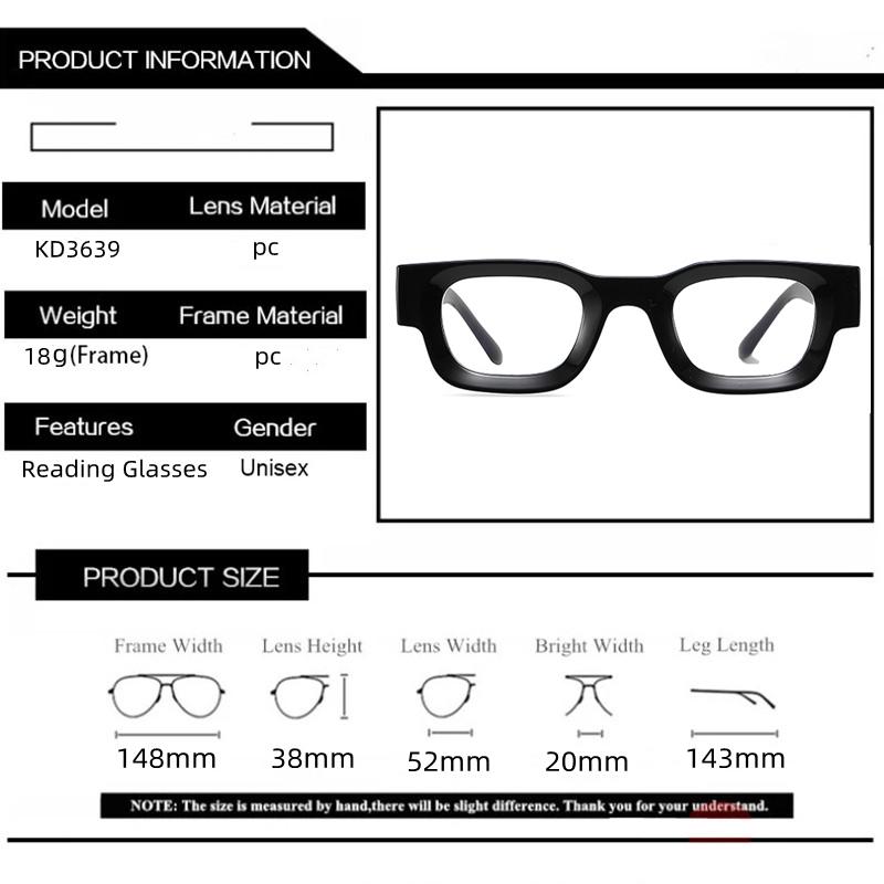 New Retro Small Square Glasses Frame Anti Blue Light Computer Reading Glasses For Men And Women Radiation Protection Eyeglasses