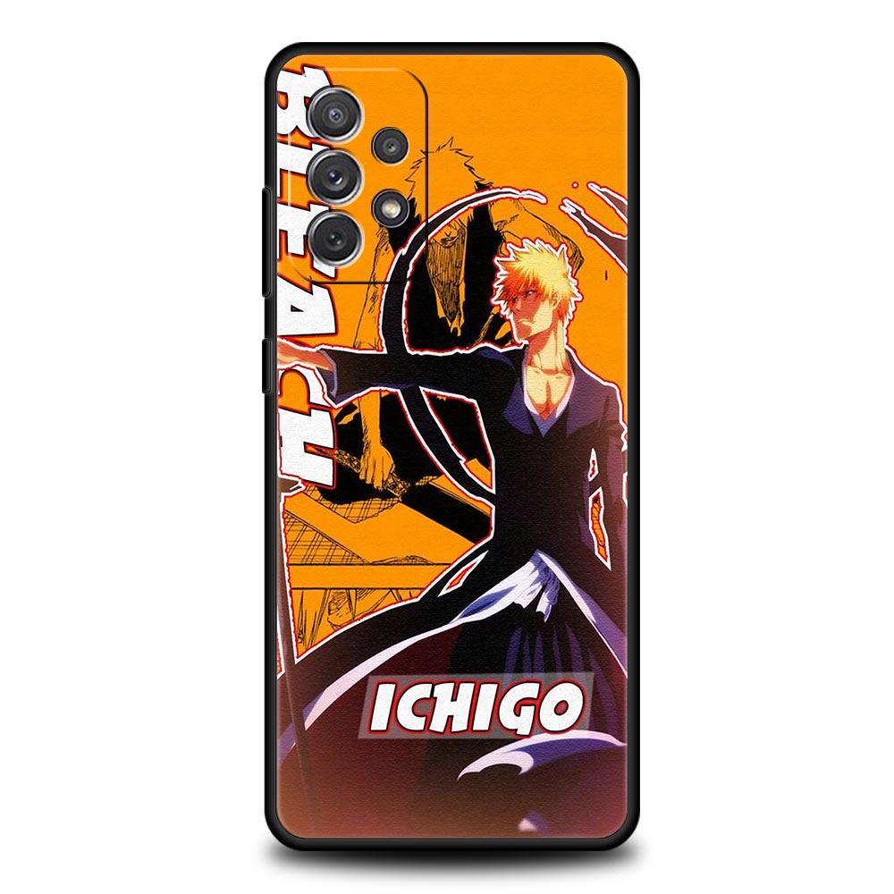 Bleach Kurosaki Ichigo Phone Case For Samsung Galaxy A51 A13 A71 A21S A12 A11 A31 A41 A01 A03s A22 A23 A33 A73 A53 5G Cover