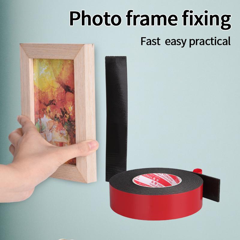 Foam Paper Tape EVA Sponge Double Sided Adhesive Wall Fixing Strong Adhesive Thickening Foam Adhesive for Students Office