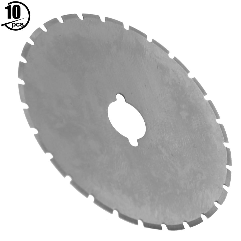 

10 шт. 45 мм вращающееся лезвие дискового ножа инструмент для резки ткани для одежды 10 шт