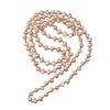 KELITCH Choker, Elegant Long Pearl Necklace for Women, Simple Design, Perfect for Weddings (Yellow)