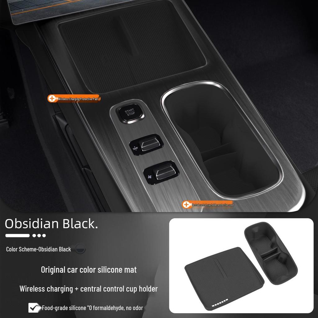 Anti-Slip Shock-Absorbing Cup Holder and Coaster for Xiaomi SU7 Console