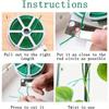30m/50m/100m Green Cable Ties with Cutter, Garden Plant Ties Reusable Gardening Tomatoes Tie Garden Ties for Plants, Garden Twist