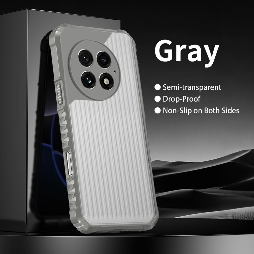 KEYSION Heavy Duty Shockproof Phone Case for OnePlus 13R 5G 13 5G Silicone+PC Translucent Matte Cover for OnePlus 1+ Ace 5 Pro