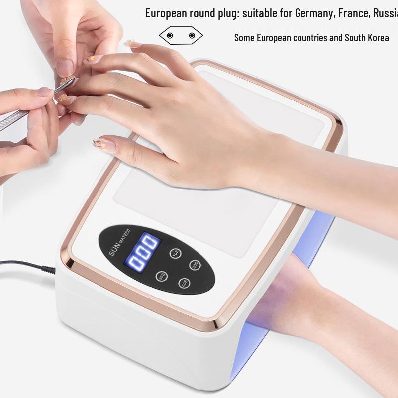 380W Dual-Hand Gel Nail Art Dryer with Large Space