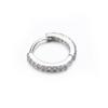 Conch Snug Helix Cartilage Tragus  Nose Ring CZ Ear Piercing  Body Jewelry Huggie Hoop Earring