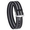 Premium Ribbed Watch Band Deployant Clasp Nylon 20mm 22mm Watch Strap for Omega Folding Buckle Watchband Sport Wristband For Men