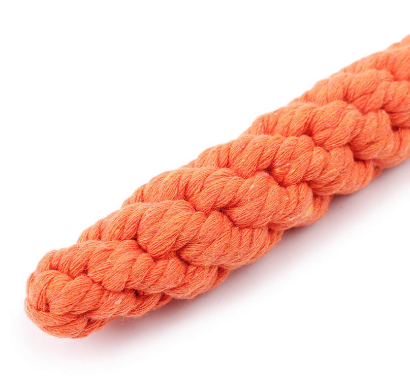 

1 Pc Carrot Dog Toy 22cm Long Cotton Rope Puppy Chew Toys оранжевый