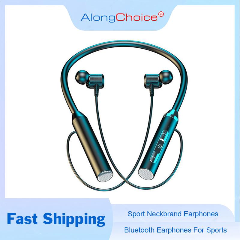 Sport Bluetooth Wireless Headset Hanging Neck Sports Binaural In-Ear Headset Neck Hanging Type Super Long Standby Life Headphone
