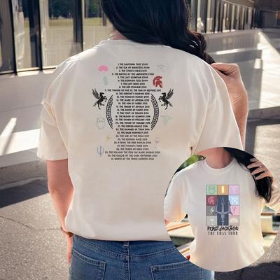 Percy Jackson and the Olympians Eras Tour Shirt Greek Mythology Shirt Rick Riordan Bookish Shirts Book Lover Gifts T-Shirts