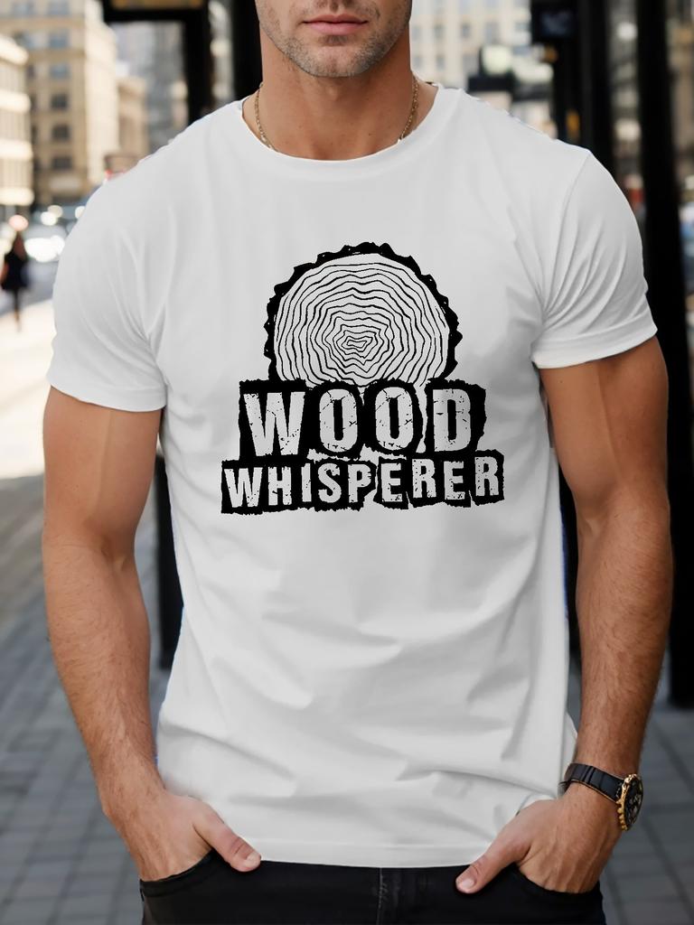 European Size Print T Shirt, Tees For Men, Casual Short Sleeve T-shirt For Summer Comfortable Fashionable Tee Tops for Men