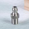 Quick Connect Valve 8mm Male Connector High Pressure Fitting Durable Leakproof Design for Hydraulic Systems