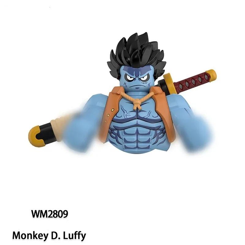 Siste versjon Byggeklosser Japan Anime Klosser Dukker Mini Action Leketøysfigurer Monteringsklosser Barnegaver