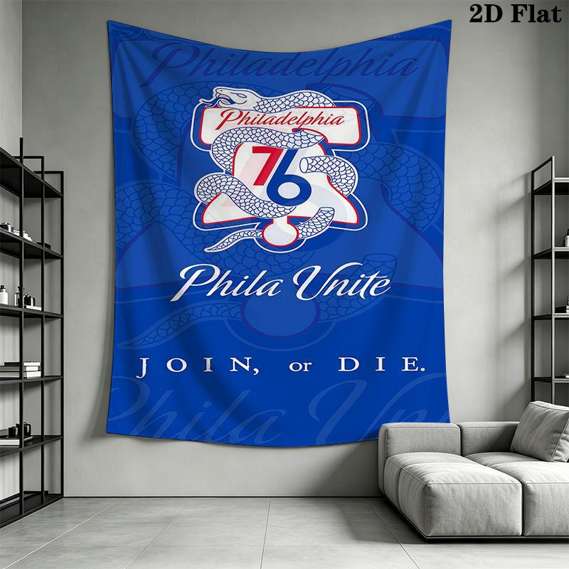 Sixers Basketball Team Logo Threepiece Set 1 Duvet Cover 2 Pillowcase Without Core Christmas Birthday Gift Bedding Set