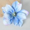 2 Pcs Artificial Lotus Flower Head Small Realistic Clematis Flowers for DIY Wedding