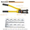 Bonvoisin Hydraulic Crimping Crimping for Crimping Bare Terminals 10 Japanese Instruction Manual Included Tool, Pliers, Copper/Aluminum 16-240mm²,