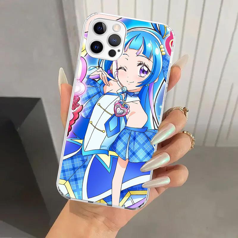 Pretty Cure Anime Phone Case for Iphone 17 Air 16 15 Plus 14 13 Mini 12 11 Pro Max 16E 7 8 SE 2020 Soft Funda Print Shell 17 Air