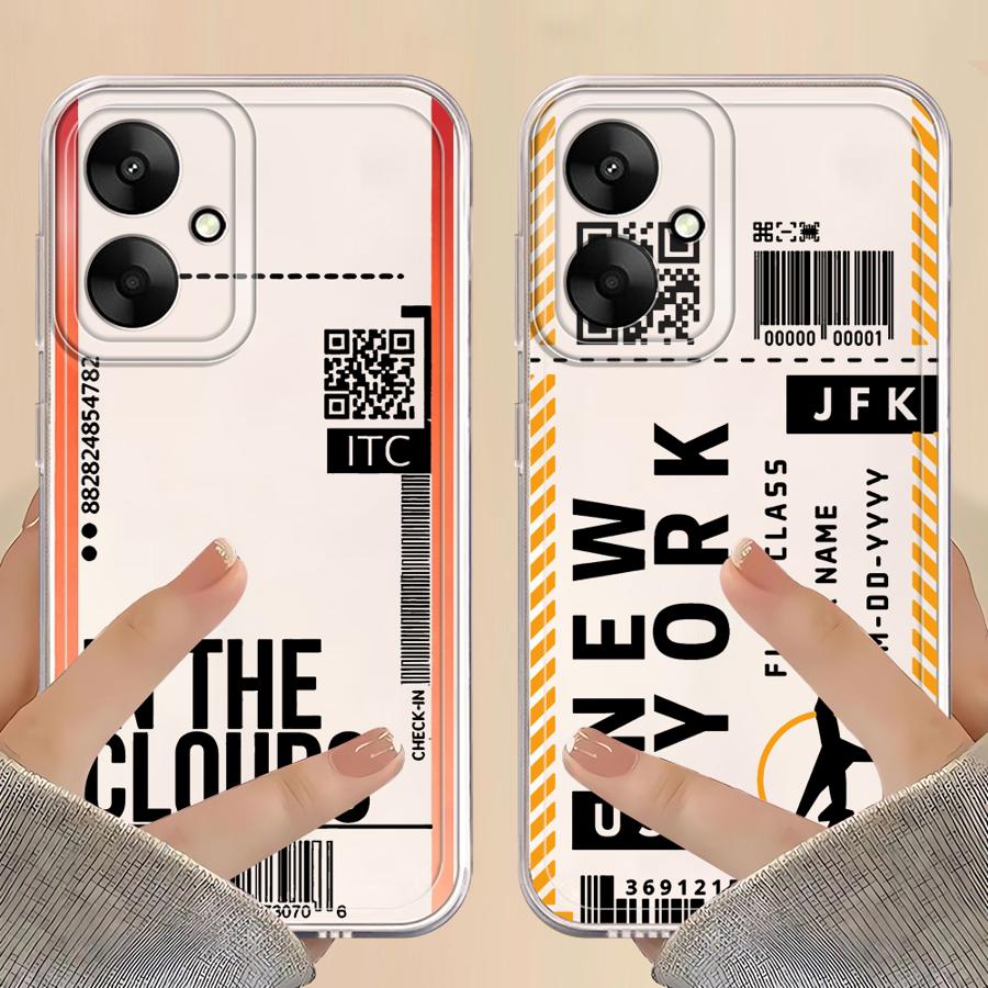 Soft Phone Cover Phone Case for Xiaomi Mi 11T Pro 11 Lite CreativeBboarding Pass