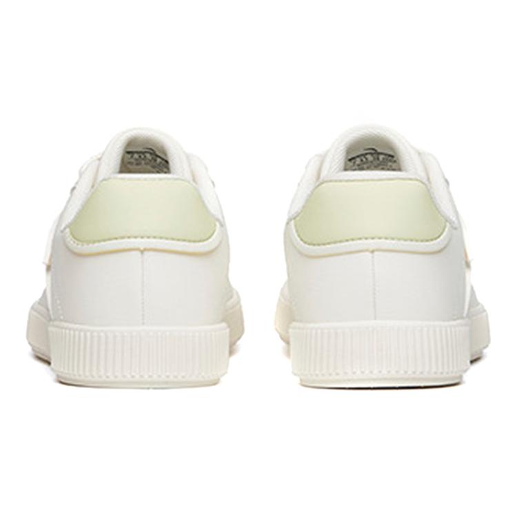 New Anta Life Collection Slip Resistant Abrasion Resistant Low Top Skateboard Shoes Women's White Purple Green 122138062-3
