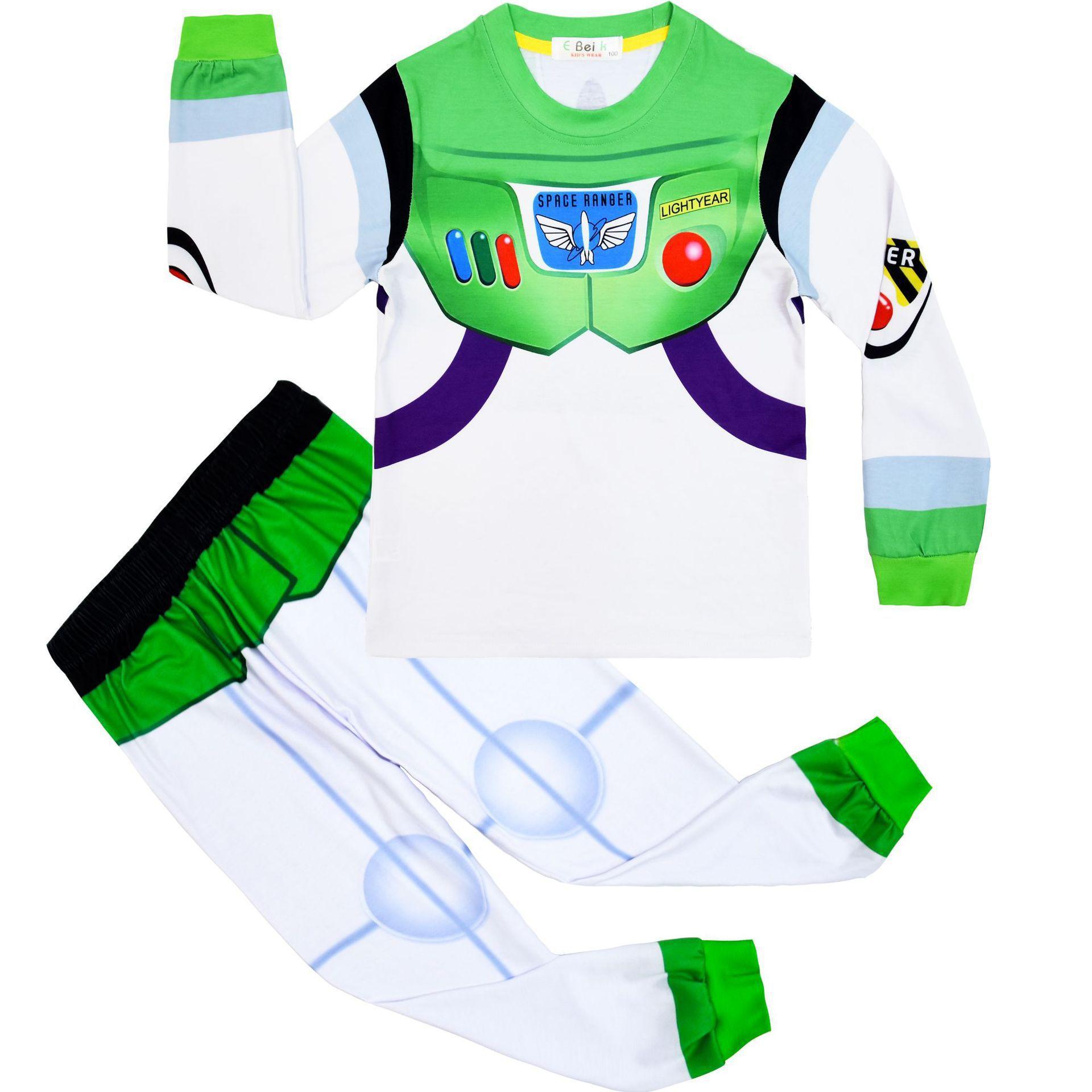 

Animated Cartoon Digital Printing, Children S Long-Sleeved Loungewear Set 7009 110